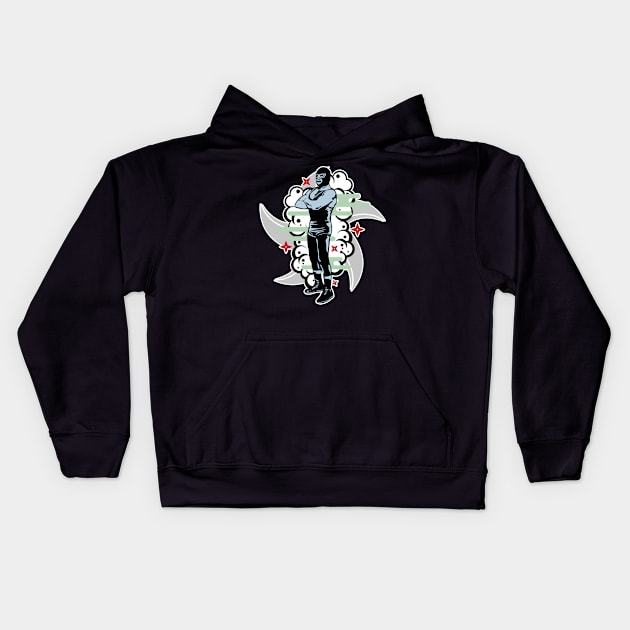 LUCHADOR#2 Kids Hoodie by RK58